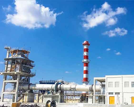 Вращающаяся печь для губчатого железа Dri