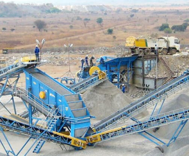 Производственная линия по дроблению гранита 200 т/ч в Индонезии